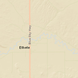 Ethete Street Map