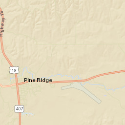 Pine Ridge Street Map