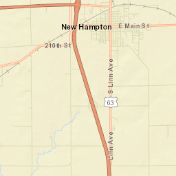 Chickasaw County Street Map