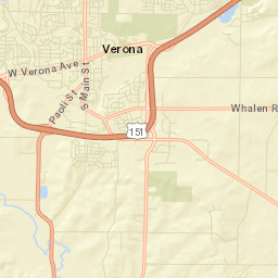 608 W Verona Ave Verona WI Street Map