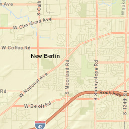 New Berlin Street Map