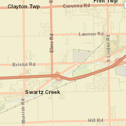 Swartz Creek Street Map