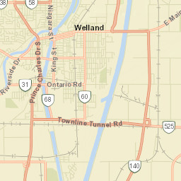 Welland Street Map