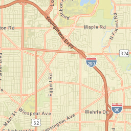 Snyder New York Street Map