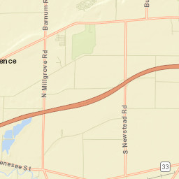 Peters Corners New York Street Map