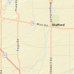 Stafford New York Street Map