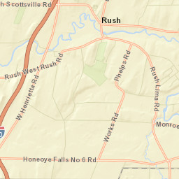 Rush New York Street Map