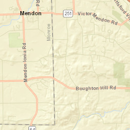 Tomlinson Corners New York Street Map