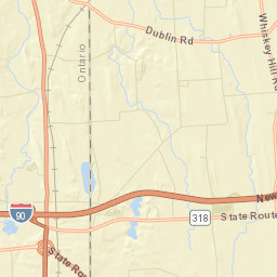 West Junius New York Street Map