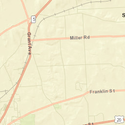 Sennett New York Street Map