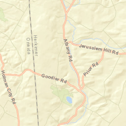 Days Corners New York Street Map