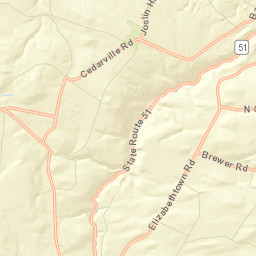 North Columbia New York Street Map