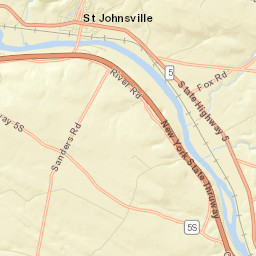 Saint Johnsville New York Street Map