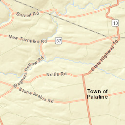 Stone Arabia New York Street Map