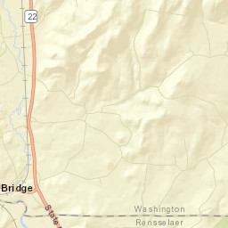 Center White Creek New York Street Map