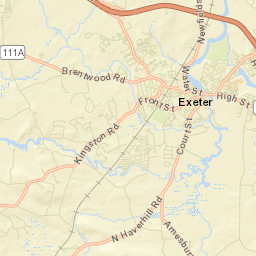 Exeter Street Map