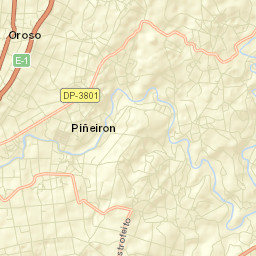 Oroso Street Map