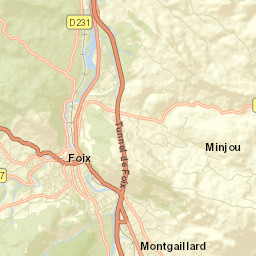 Foix Street Map