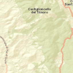 Sarteano Street Map