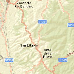 Chiusi Scalo Street Map