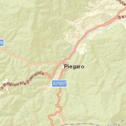 Piegaro Street Map