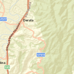 Deruta Street Map