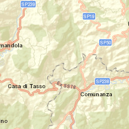 Comunanza Street Map