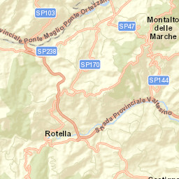 Montedinove Street Map