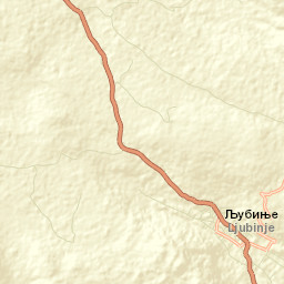 Ljubinje Street Map