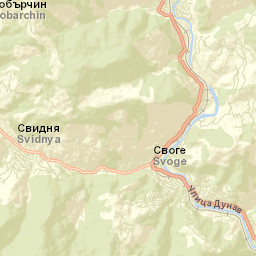 Svoge Street Map