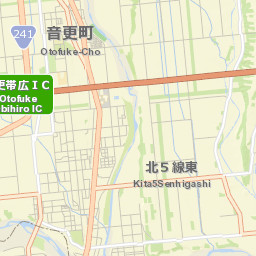 Otofuke Street Map