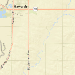 Hawarden Street Map