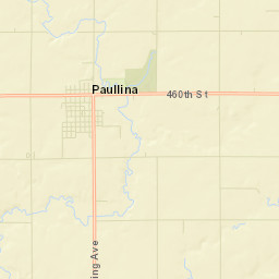 Paullina Street Map