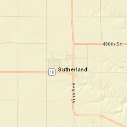 200-398 West Southern Street Sutherland IA Street Map