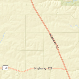 24500-24822 IA-128 Garnavillo IA Street Map