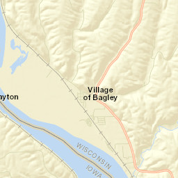 County Road P, Bagley, WI 53801, USA Street Map