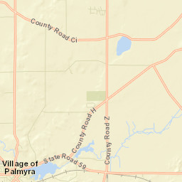 Palmyra Street Map