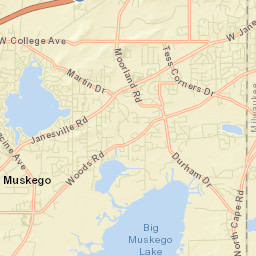 Muskego Street Map
