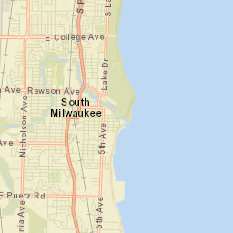 Oak Creek Street Map