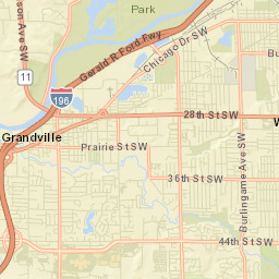 Wyoming Street Map