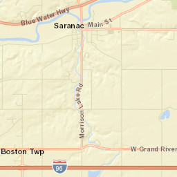 Saranac Street Map