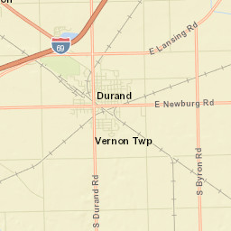 Durand Street Map