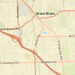 Grand Blanc Street Map
