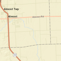 Almont Street Map