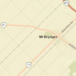 Mount Brydges Street Map