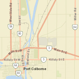 Port Colborne Street Map