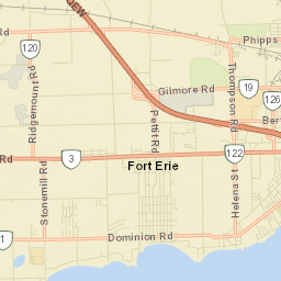 Fort Erie Street Map