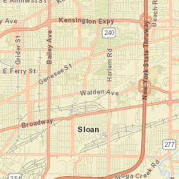 Walden New York Street Map