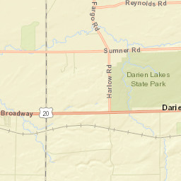 Fargo New York Street Map