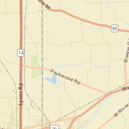 Packwood Corners New York Street Map